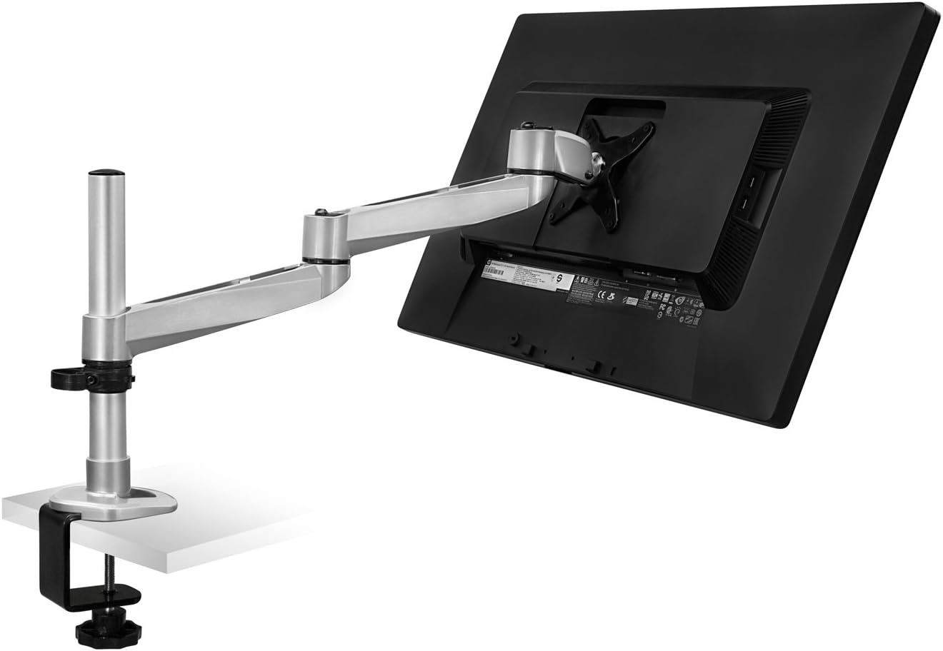 image:imageMountIt Articulating Single Arm Computer Monitor Desk Mount for 24Inch Monitors MI33116