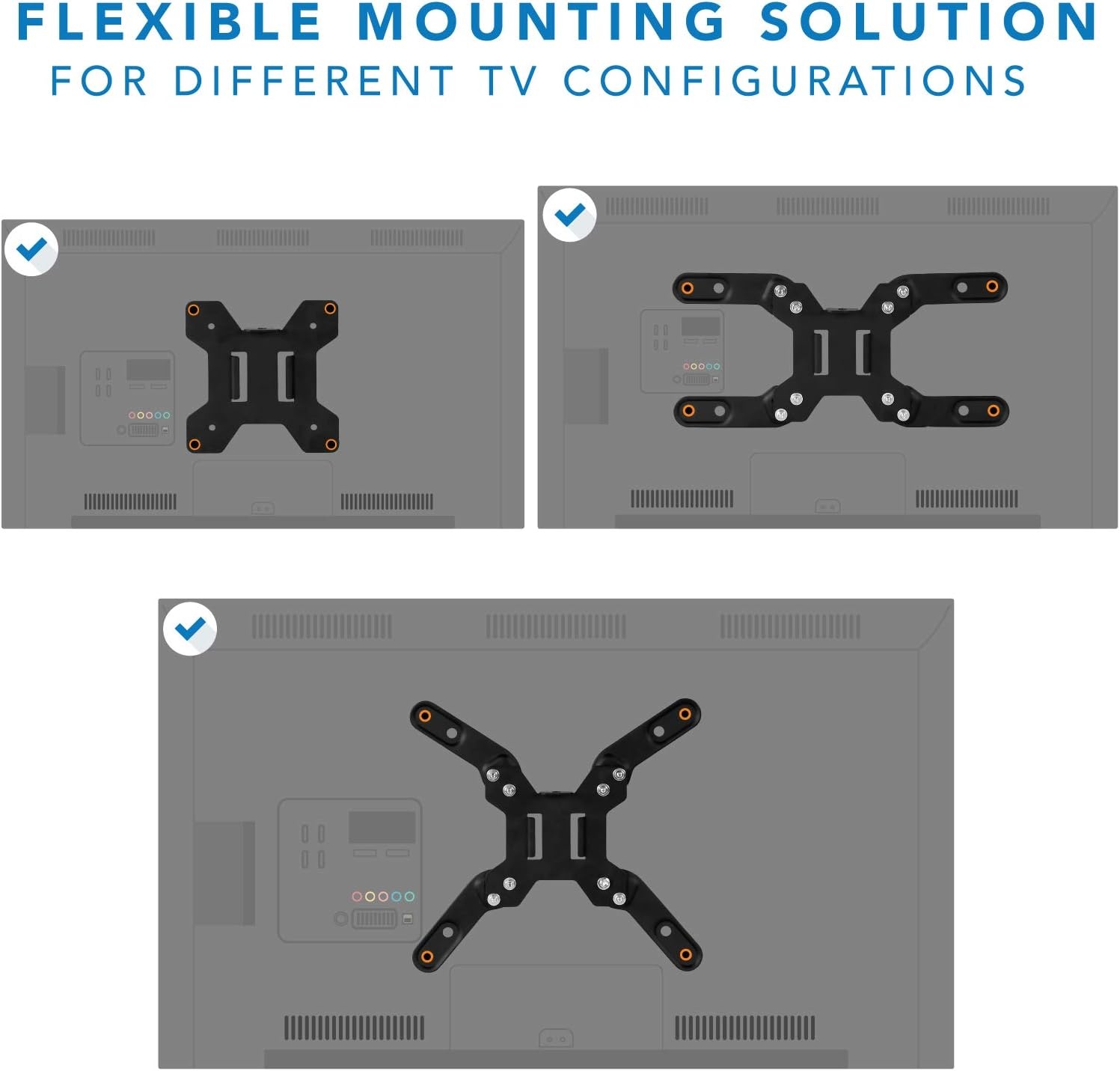 image:imageMountIt Large Monitor Desk Mount with VESA 200 200x200 200x100 Bolting Pattern Fits up to 42 Inch and Ultrawide Monitors Full Motion with Clamp and Grommet Base