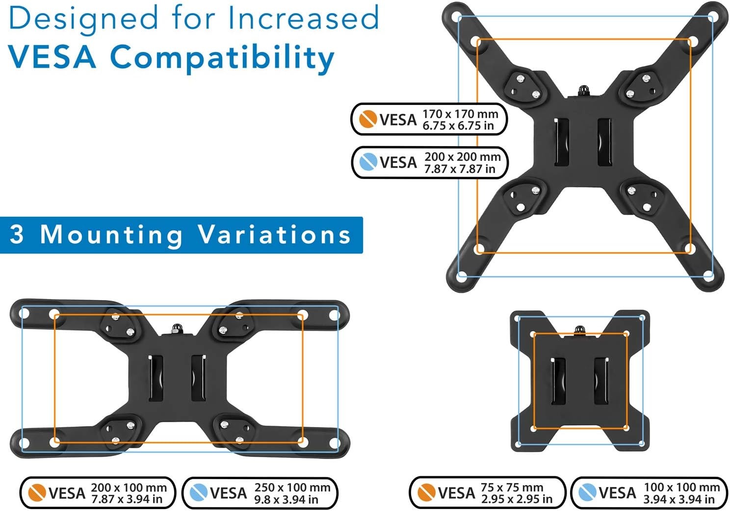 image:imageMountIt Large Monitor Desk Mount with VESA 200 200x200 200x100 Bolting Pattern Fits up to 42 Inch and Ultrawide Monitors Full Motion with Clamp and Grommet Base