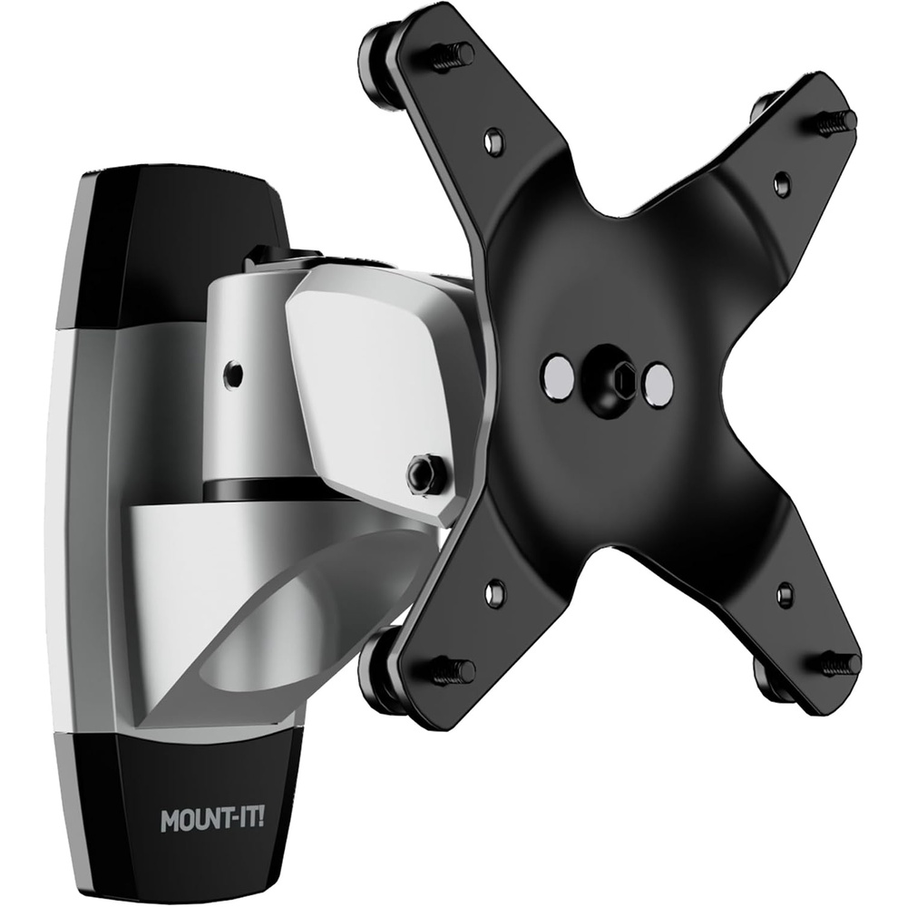 image:imageMountIt CLiX Series Single Monitor Wall Mount Compact Articulating Arm TAACompliant Fits 1334 Screens up to 30 lbs VESA 75 100 Aluminum SpaceSaving LowProfile Design QuickConnect Silver