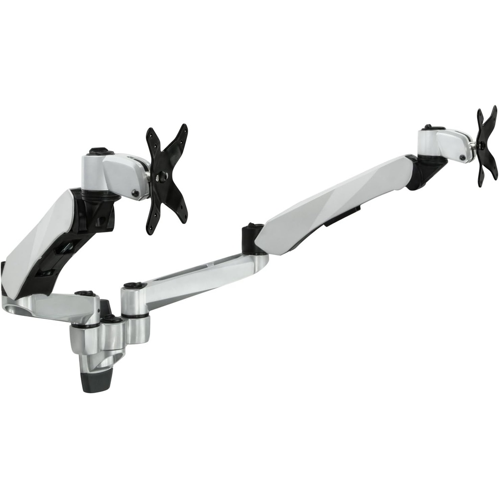 image:imageMountIt Premium Modular Dual Monitor Wall Mount Arms VESA Wall Mount Full Motion Gas Spring Arm Fits 17 19 215 24 27 32 Inch Computer Screens with 75 100 VESA Patterns 198 Pound Capacity