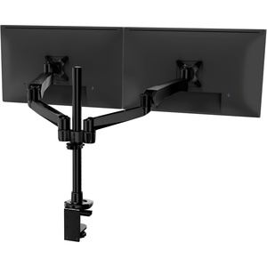 image:imageMountIt CLiX Dual Monitor Desk Mount Gas Spring Arms TAACompliant Monitor Mounts for 2 Monitors 1332 up to 198 lbs Each VESA 75 100 Effortless Height Adjustable Premium Aluminum Arm Black