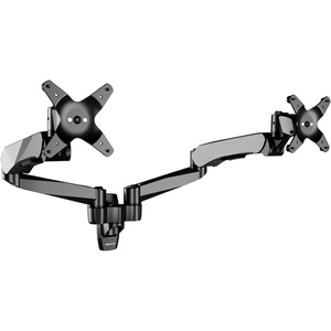 image:imageMountIt CLiX Dual Monitor Wall Mount Full Motion Arms TAACompliant Monitor Wall Mounts for 2 Monitors 1334 up to 22 lbs Each VESA 75x75 100x100 Aluminum Double Monitor Wall Mount Side by Side