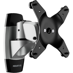 image:imageMountIt CLiX Series Single Monitor Wall Mount Compact Articulating Arm TAACompliant Fits 1334 Screens up to 30 lbs VESA 75 100 Aluminum SpaceSaving LowProfile Design QuickConnect Silver