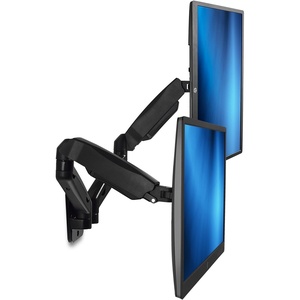 image:imageMountIt Dual Monitor Wall Mount  2 Monitor Wall Brackets  Full Motion Adjustable Computer Monitor Wall Mount with Articulating Arms for up to 27 Screens with 75 or 100 VESA Patterns