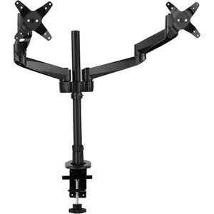image:imageMountIt Premium Modular Dual Monitor Desk Mount Arms  Tilt Swivel VESA Wall Mount  Fits 13 15 17 19 215 24 27 Inch Computer Screens with 75 100 VESA Patterns  CClamp and Grommet Bases  Black