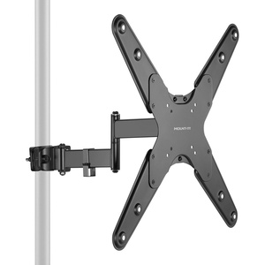 image:imageMountIt Universal Full Motion Steel Pole Mount with Articulating Arm and Removable VESA Plate for 17 to 32 Inch Monitors amp TVs VESA 75x75 amp 100x100 Compatible Black MI39132  55