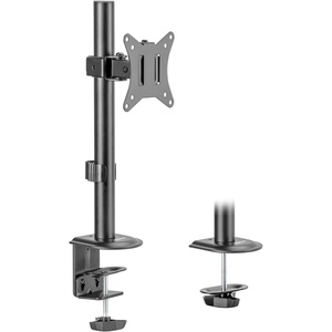image:imageMountIt White Single Monitor Stand  Adjustable Desk Arm for Computer Screens  VESA Compatible Holder Up to 32 198 lbs  360 Rotation 160 Swivel 40 Tilt  SpaceSaving Clamp amp Grommet BaseBlack