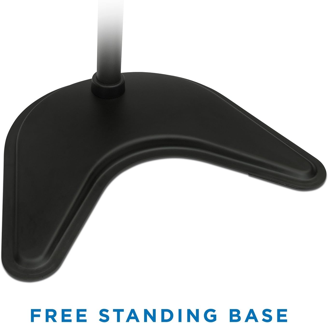 image:imageMountIt Free Standing Dual Monitor Stand Double Monitor Desk Mount Fits Two x 19 20 21 22 23 24 27 Inch Computer Screens 2 Heavy Duty Height Adjustable Arms VESA Compatible 75 100