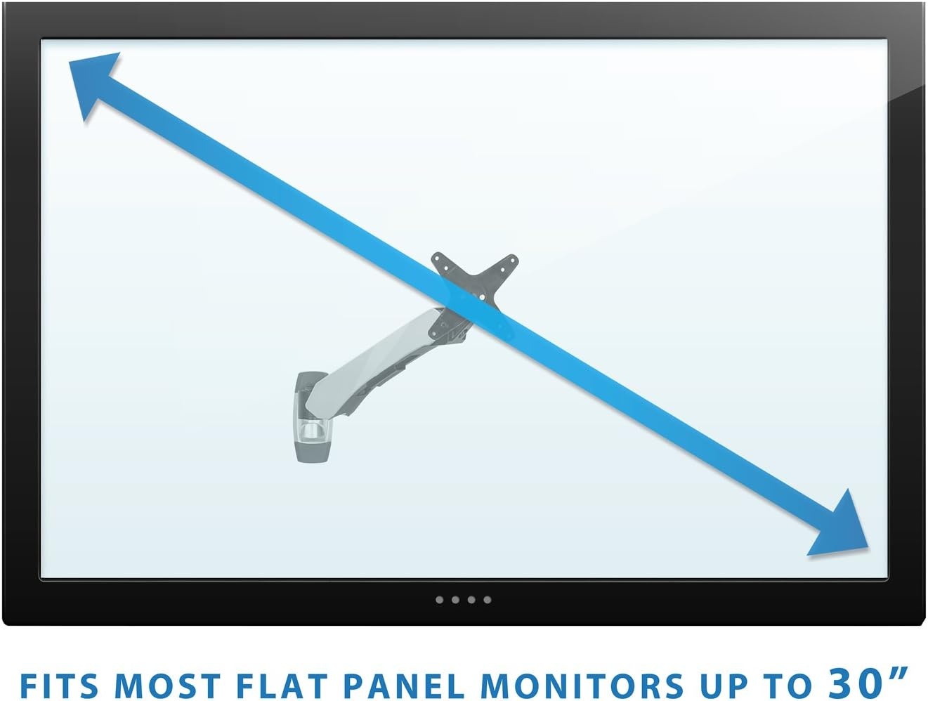 image:imageMountIt MI34114 LCD Wall Mount SilverSilver