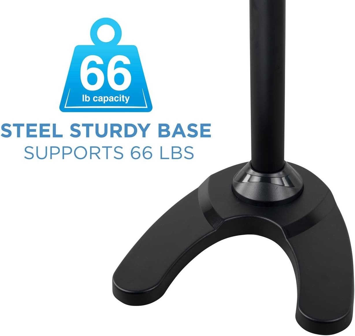 image:imageMountIt Triple Monitor Stand for 3 Screens up to 24 Height Adjustable Desk Mount with Free Standing or Grommet Base 22 lbs per Arm VESA 75x75 100x100 Compatible Full Motion Monitor Mount MI789