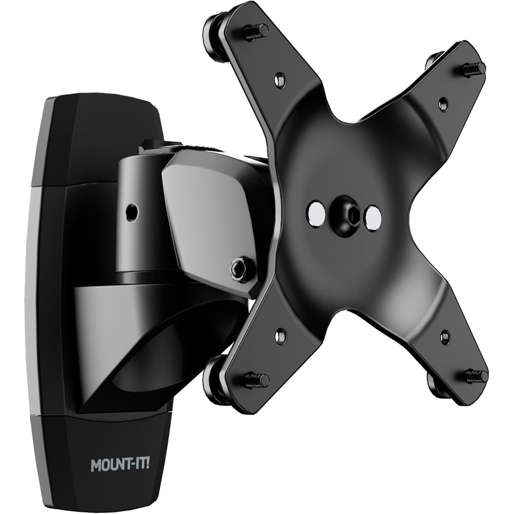 image:imageMountIt CLiX Series Single Monitor Wall Mount Compact Articulating Arm TAACompliant Fits 1334 Screens up to 30 lbs VESA 75 100 Aluminum SpaceSaving LowProfile Design QuickConnect Black