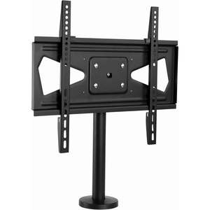 image:imageMountIt Bolt Down TV Stand AntiTip Swivel Tabletop TV Mount for 3255 Screens up to 110 lbs VESA 100x100 to 400x400 TV Base Replacement Bedroom Desk Steel Black