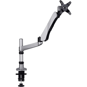 image:imageMountIt Premium Modular Monitor Desk Mount Arm Stand  Full Motion Gas Spring Arm Fits 19 215 24 27 32 Inch Computer Screens with 75 100 VESA Patterns  CClamp and Grommet Bases  176 Pound Limit