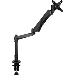 image:imageMountIt Premium Modular Monitor Desk Mount Arm Stand  Full Motion Gas Spring Arm Fits 19 215 24 27 32 Inch Computer Screens with 75 100 VESA Patterns  CClamp and Grommet Bases  Black