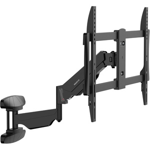image:imageMountIt Pull Down TV Mount Drop Down Wall Mount with Gas Spring Arm HeightAdjustable TV Mount for 3780 Inch TVs Full Motion Swivel Tilt Bracket for Fireplace Fits VESA 600x400 Up to 88 lbs