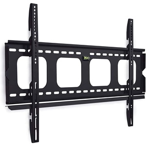 image:imageMountIt Ultra Low Profile TV Wall Mount for 4390 Inch Flat Screen TVs  HeavyDuty Fixed Flush Large TV Mount  VESA 100x100 to 800x600  09 Slim Design  220 lb Capacity  AntiTheft Locking Bar