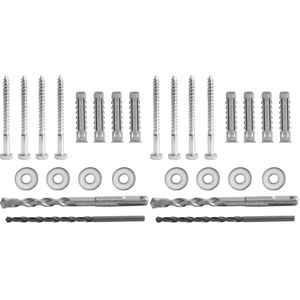 image:imageMountIt Universal TV Mounting Hardware Kit Lag Screw and Drill Bit Set Includes Screws Washers Fischer Anchors Wood Drill Bit and Concrete Drill Bit for Easy Installation8mm x 90mm  6mm x 101mm  10mm x 120mm Pack of 2