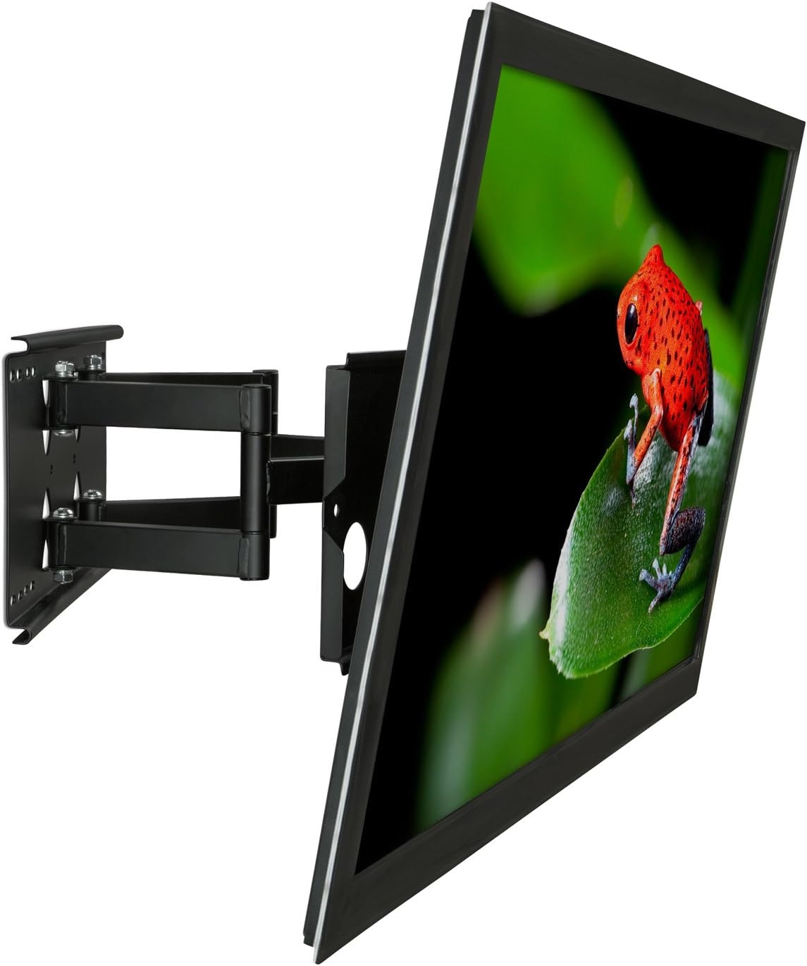 image:imageMountIt HeavyDuty TV Wall Mount Bracket with Full Motion Articulating Dual Arms Swivel Corner Bracket for 42 to 70 inch Screen LCD OLED Plasma 4K Flat Panels 220 Lbs Capacity