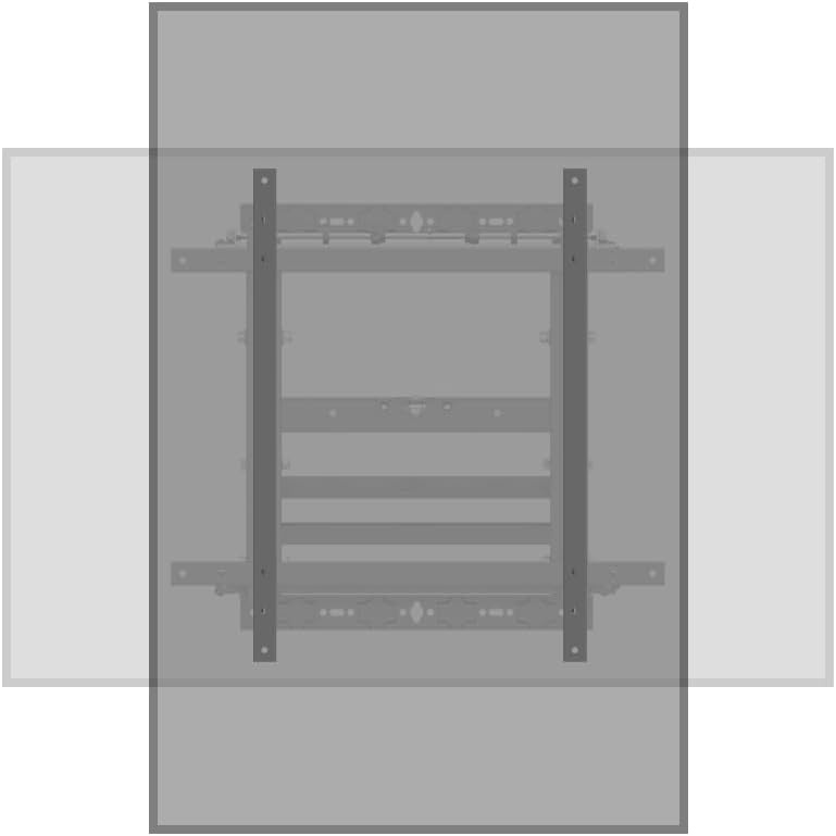 image:imageMountIt PopOut Video Wall Mount for 3770 TVs UL Certified Commercial Grade 110 lbs VESA 200x200400x400 Tilt amp Rotation Modular Menu Board System for Digital Signage
