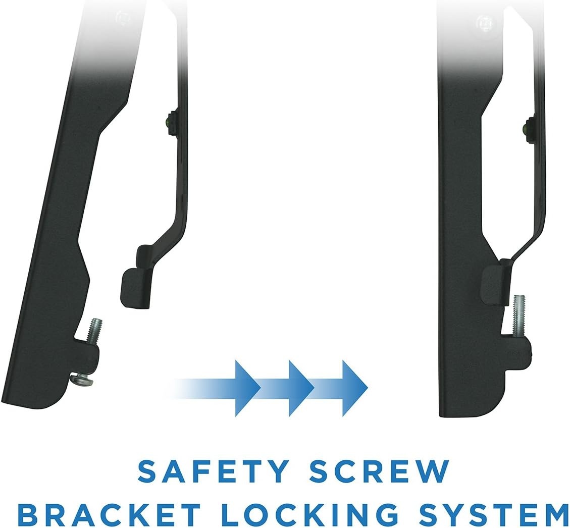image:imageMountIt Slim Tilting TV Wall Mount Bracket for 3265 Inch Samsung Sony Vizio LG Sharp TVs with Low Profile Design up to VESA 600x400mm Black