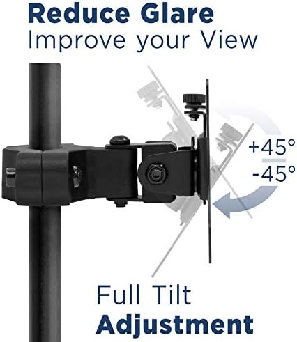 image:imageMountIt TV Pole Mount Fits 32 to 55 Screens Universal VESA 75x75 to 400x400 FullMotion Tilt Swivel amp Rotate Clamps to 11 196 Diameter Poles Ideal for Gazebos Trade Shows amp POS17 32 Pack of 3