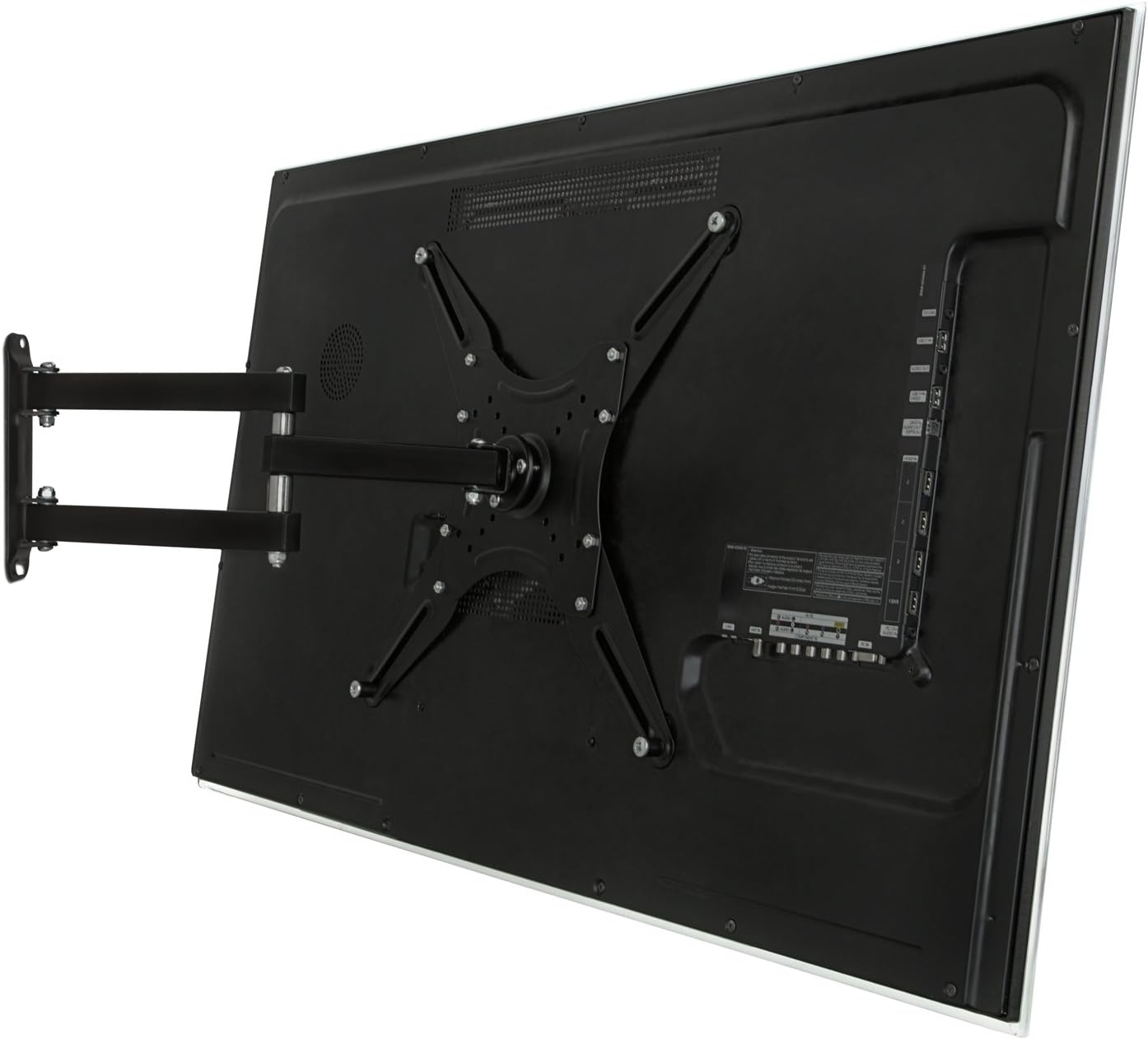image:imageMountIt TV Wall Mount Full Motion LCD LED 4K TV Swivel Bracket for 2355 inch Screen Size Compatible with VESA 400x400 66 lbs Capacity MI2065L Black