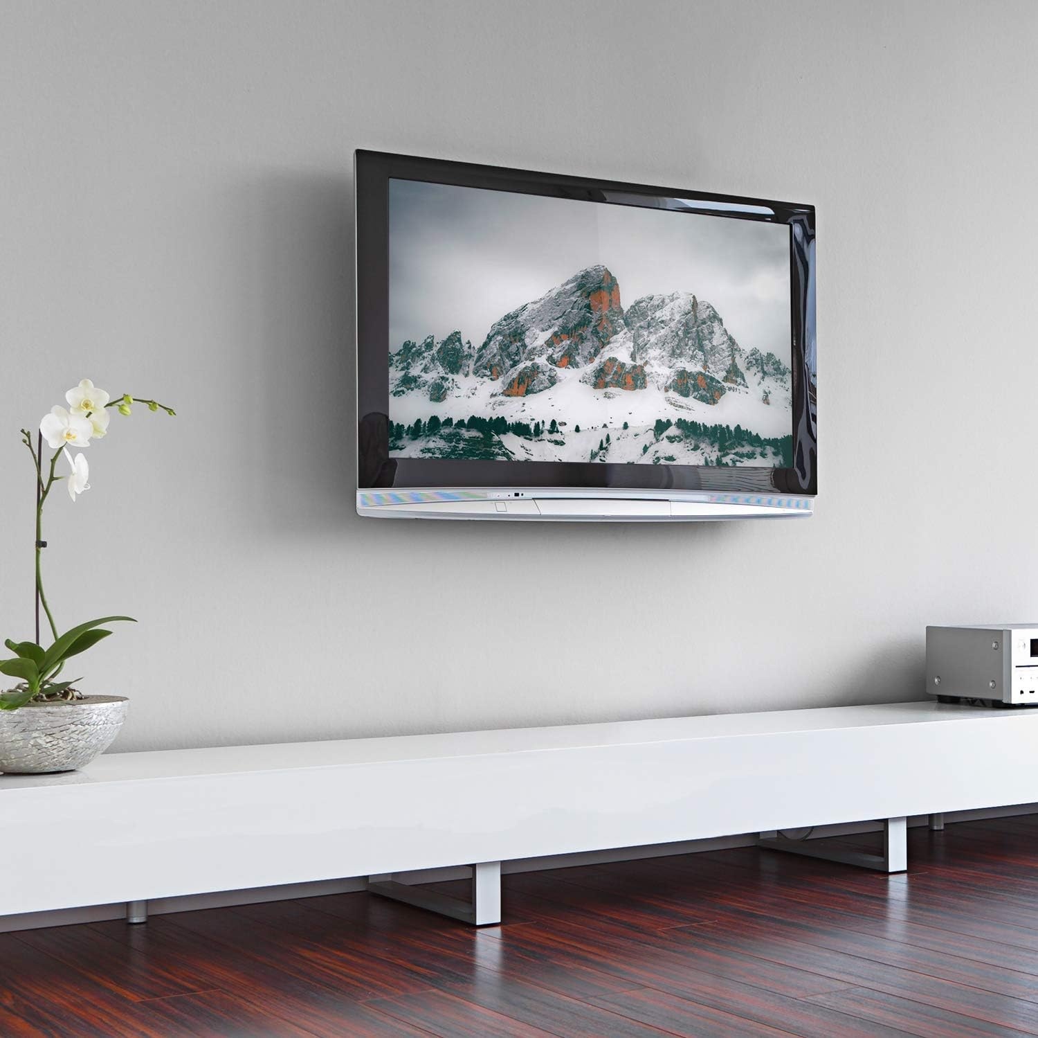 image:imageMountIt Tilting TV Wall Mount Bracket for 3265 inch LCD LED Plasma Flat Screen TV Universal Heavy Duty Television Mount with 175 lbs Load Capacity 15 Degree Tilt Max VESA 600x400