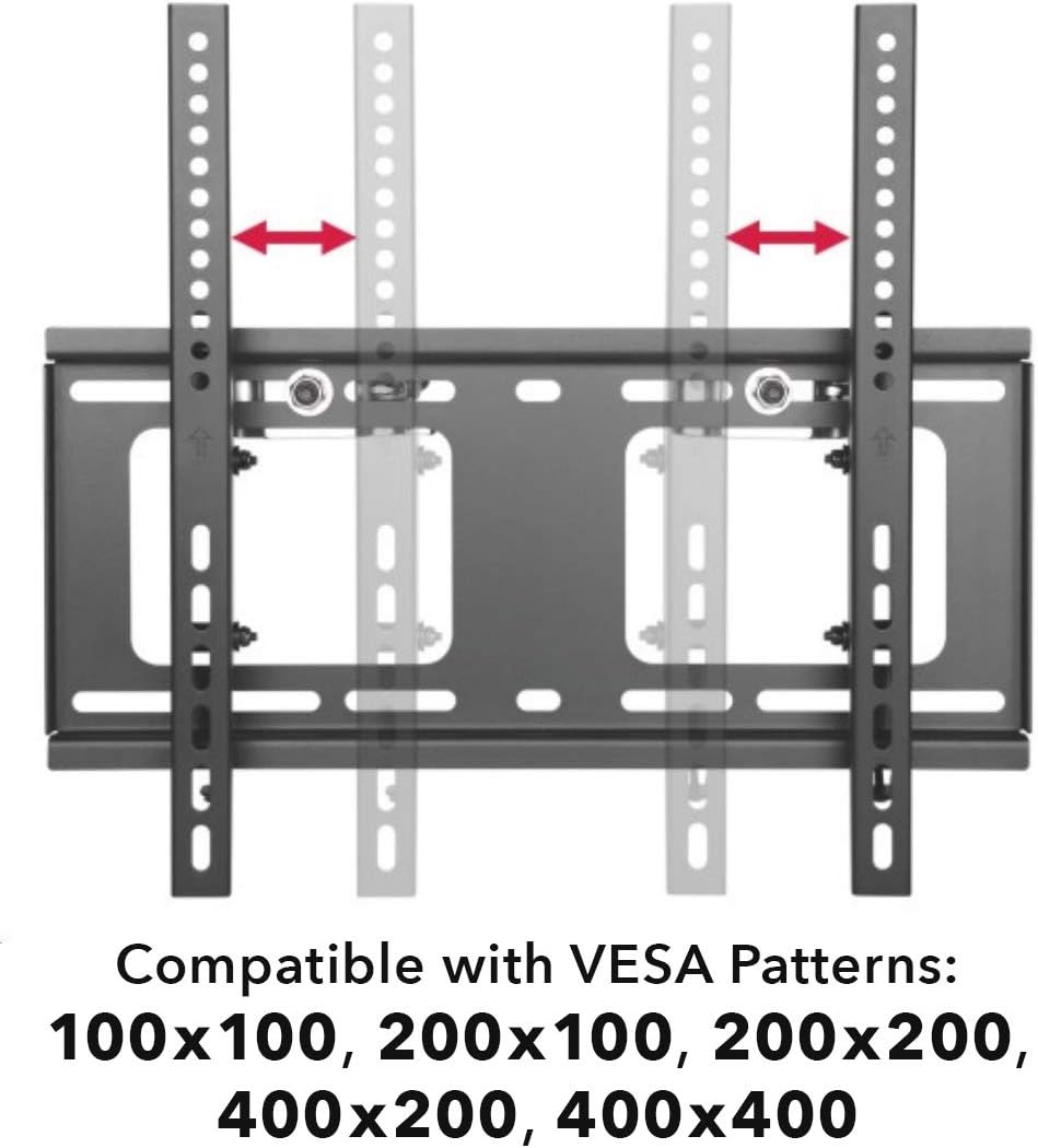 image:imageMountIt Universal Truss amp Pole TV Mount with Quick Release Clamp Stage amp DJ Lighting Truss TV Bracket for 4851mm Pipes VESA 100x100400x400 3255 Inch Screens 88 lb Capacity
