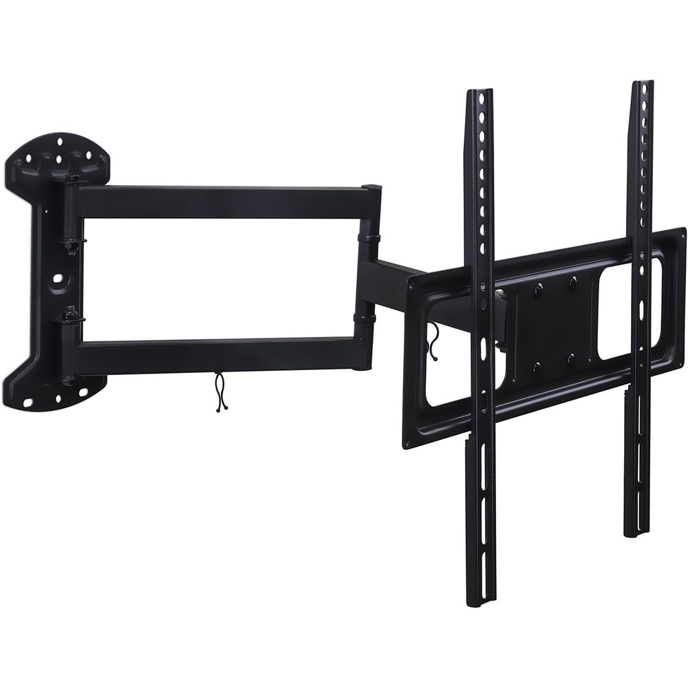 image:imageMountIt Full Motion TV Wall Mount 24 Inch Long Extension Arm Fits 32 to 55 Inch Flat or Curved TVs VESA 75x75 to 400x400mm Swivel Tilt Rotate HeavyDuty Steel 77 lbs Capacity