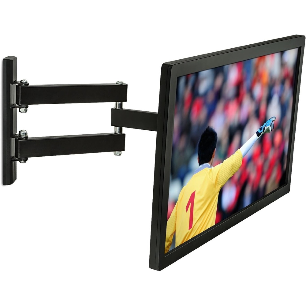 image:imageMountIt Full Motion TV Wall Mount Articulating Computer Screen Bracket for 2342 inch Screens Fits Up to VESA 200x200mm 66lbs Capacity
