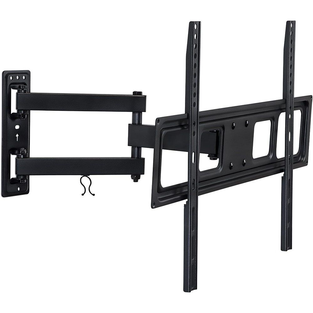 image:imageMountIt Full Motion TV Wall Mount Single Stud Installation Swivel Tilt amp 17 Extension Single Arm Bracket for 3770 Inch TVs HeavyDuty Steel Fits VESA 100x100600x400 77 lbs Capacity