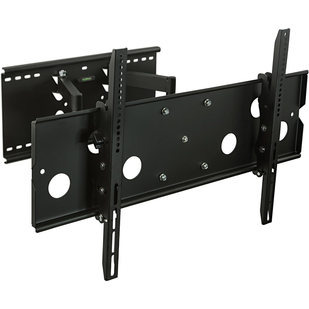 image:imageMountIt HeavyDuty TV Wall Mount Bracket with Full Motion Articulating Dual Arms Swivel Corner Bracket for 42 to 70 inch Screen LCD OLED Plasma 4K Flat Panels 220 Lbs Capacity