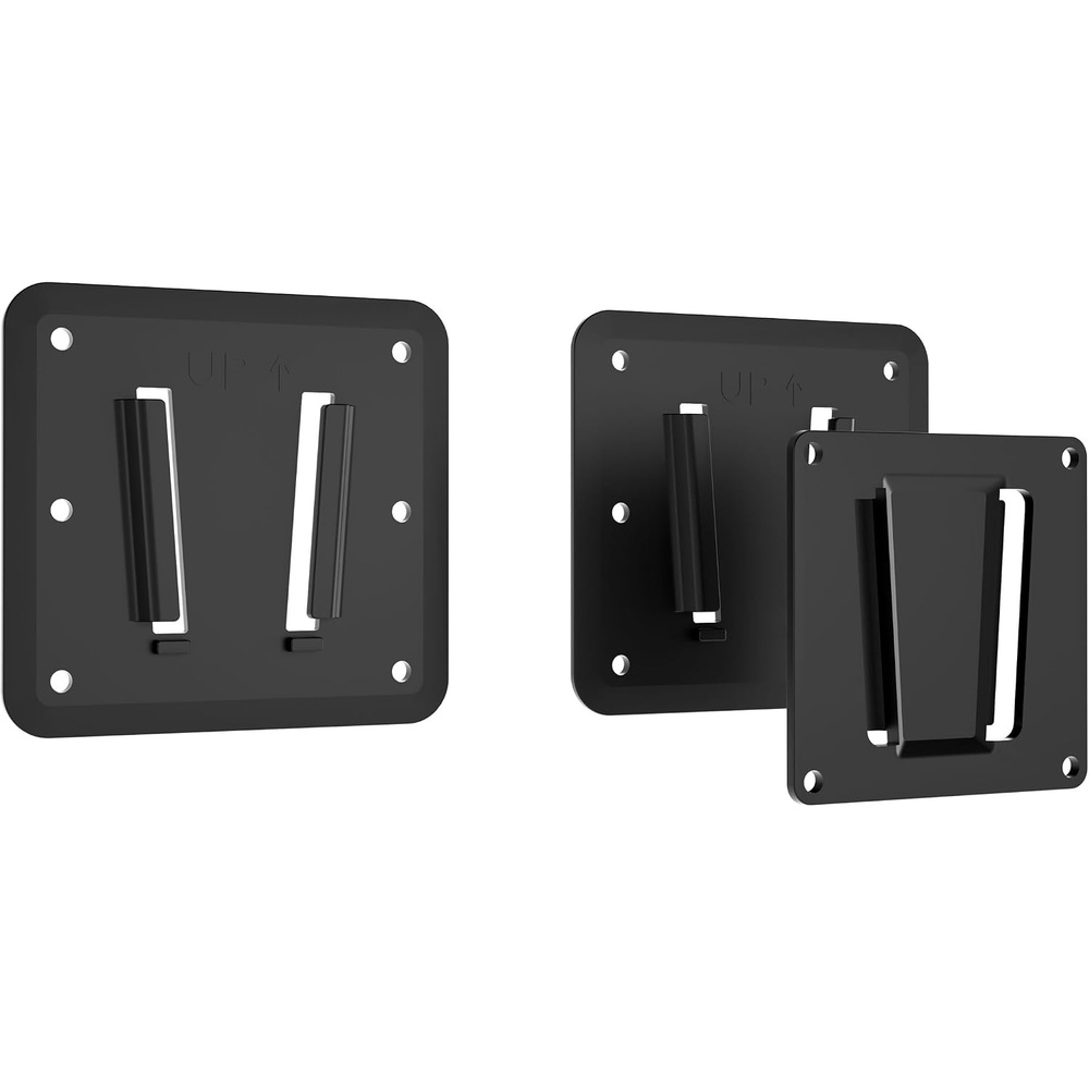 image:imageMountIt RV TV Mount RustProof Polymer Dual Wall Plates amp QuickRelease UltraSlim 07 Profile Fits 1343 TVs up to 30 lbs VESA 75x75 amp 100x100 IndoorOutdoor Camper Bracket