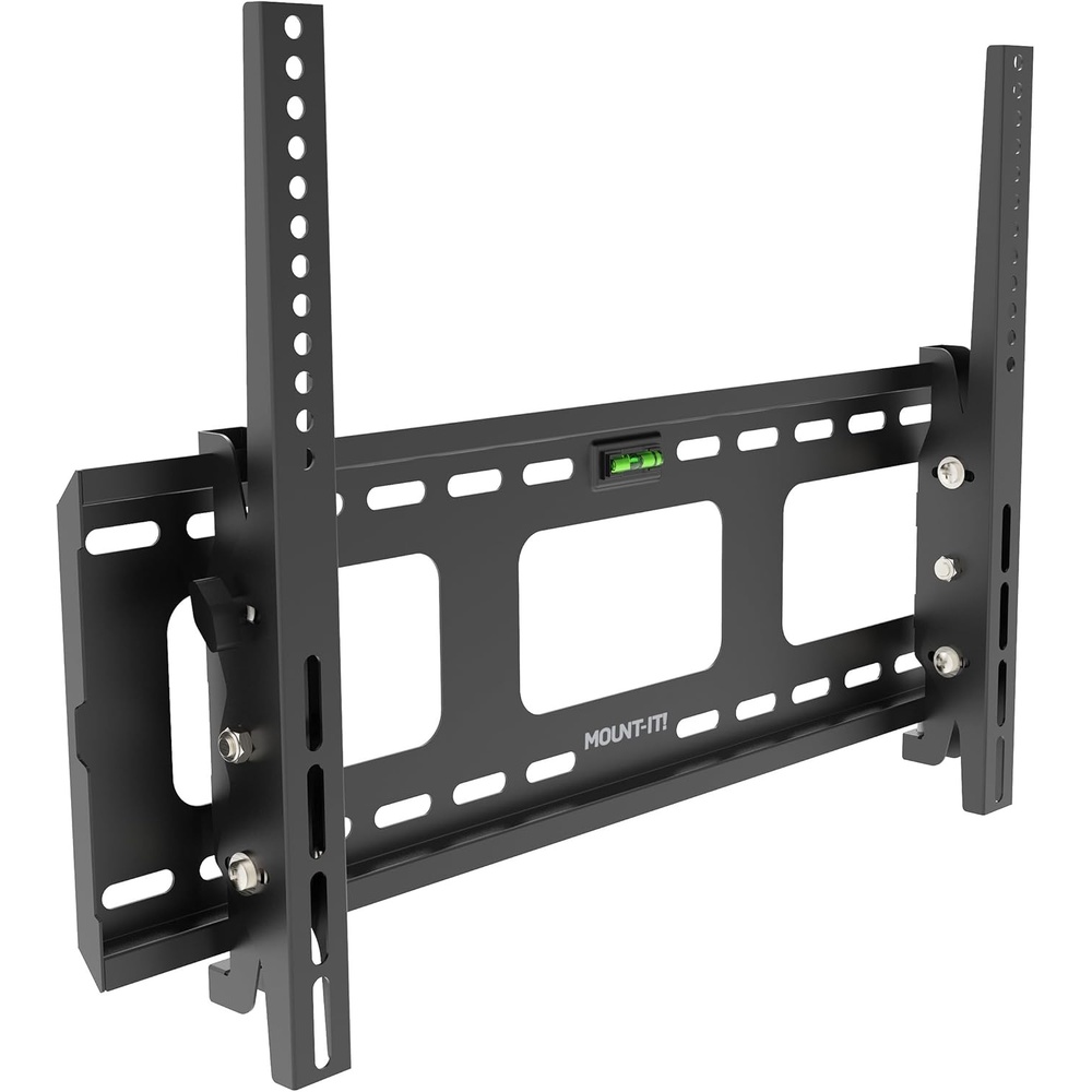 image:imageMountIt Tilting TV Wall Mount for 3780 Inch Flat Screen TVs Low Profile Bracket Supports 175 lbs Universal VESA 600x400 mm Adjustable Tilt to Reduce Glare Fits 1624 Studs