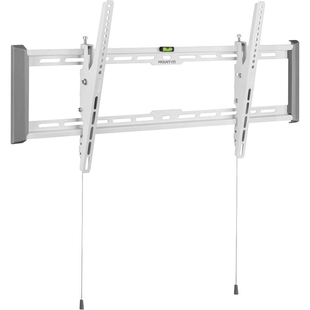 image:imageMountIt Tilting TV Wall Mount for 4390 TVs Ultra Slim HeavyDuty TV Mount with Low Profile 19 VESA 200x200 to 800x400 Supports up to 165 lbs White