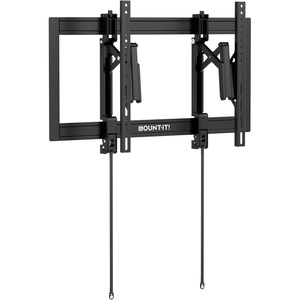 image:imageMountIt Advanced Extendable Tilt TV Wall Mount for 3790 Inch TVs Low Profile 21 HeavyDuty Bracket with 68 Extension Tilt amp Swivel VESA up to 600400 mm 176 Lbs Rated Fits 161824 Studs