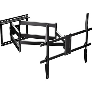 image:imageMountIt Corner Long Arm Full Motion TV Wall Mount Extra Long 425Inch Extension HeavyDuty Dual Arm Bracket for 43100 Inch TVs Swivel Tilt Level Adjustment Max VESA 800x600 132 lbs