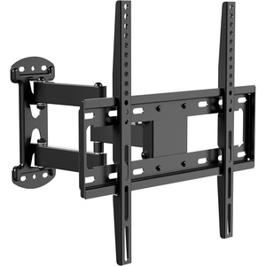 image:imageMountIt Full Motion Corner TV Wall Mount  Single Stud Install  Swivel Tilt amp 15 Extension  Single Arm for 3250 TVs  HeavyDuty Steel  Fits VESA 100x100400x400  66 lbs Capacity