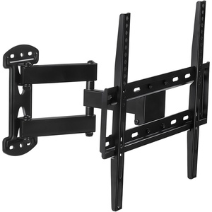 image:imageMountIt Full Motion Corner TV Wall Mount for 1955 Inch TVs Articulating SingleStud TV Mount Tilt Swivel Extend Retract VESA 75x75 to 400x400 66 lb Capacity