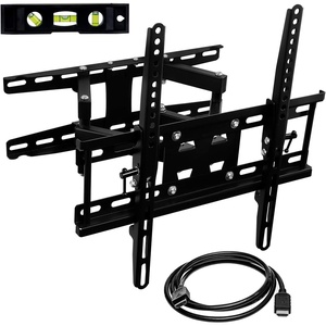 image:imageMountIt Full Motion TV Wall Mount  Stable Dual Arm Articulating Bracket for 3255 Inch TVs  Swivel Tilt amp Extend  Universal VESA Wall Mount for Flat Screen LED LCD OLED  115 lbs Capacity
