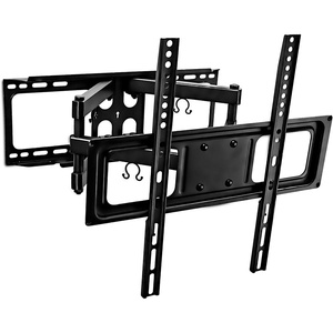 image:imageMountIt Full Motion TV Wall Mount Heavy Duty Articulating Dual Arms Low Profile Flat Screen Bracket with Tilt and Swivel  Fits 3255 Inches Screens VESA Compatible up to 400 x 400mm Max 88 Lbs
