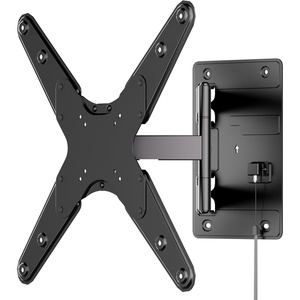 image:imageMountIt Lockable RV TV Mount 2343 Inch Full Motion RV TV Wall Mount for Camper amp Travel Trailer Quick Release Locking Arm RV TV Bracket VESA 75x75200x200 77 lb400x400