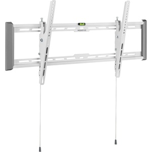 image:imageMountIt Tilting TV Wall Mount for 4390 TVs Ultra Slim HeavyDuty TV Mount with Low Profile 19 VESA 200x200 to 800x400 Supports up to 165 lbs White