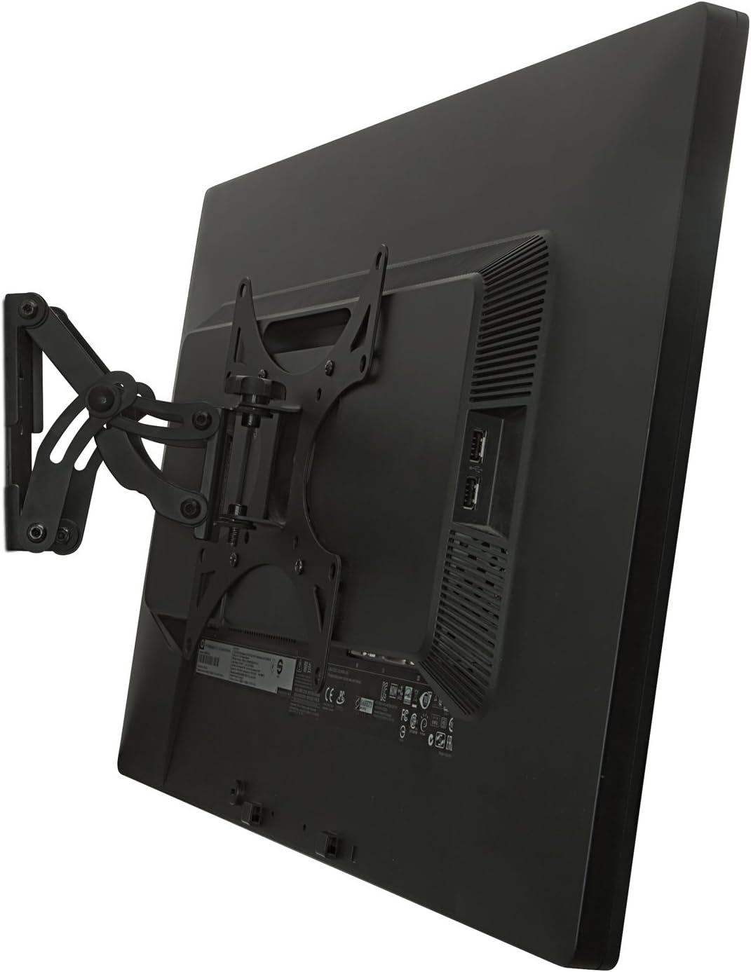 image:imageMountIt Full Motion TV Wall Mount Bracket Swivel Tilt amp Articulating Arm VESA 75x75 to 200x200 Single Stud Installation SpaceSaving TV Mount for 1942 Inch Screens Up to 66 lbs