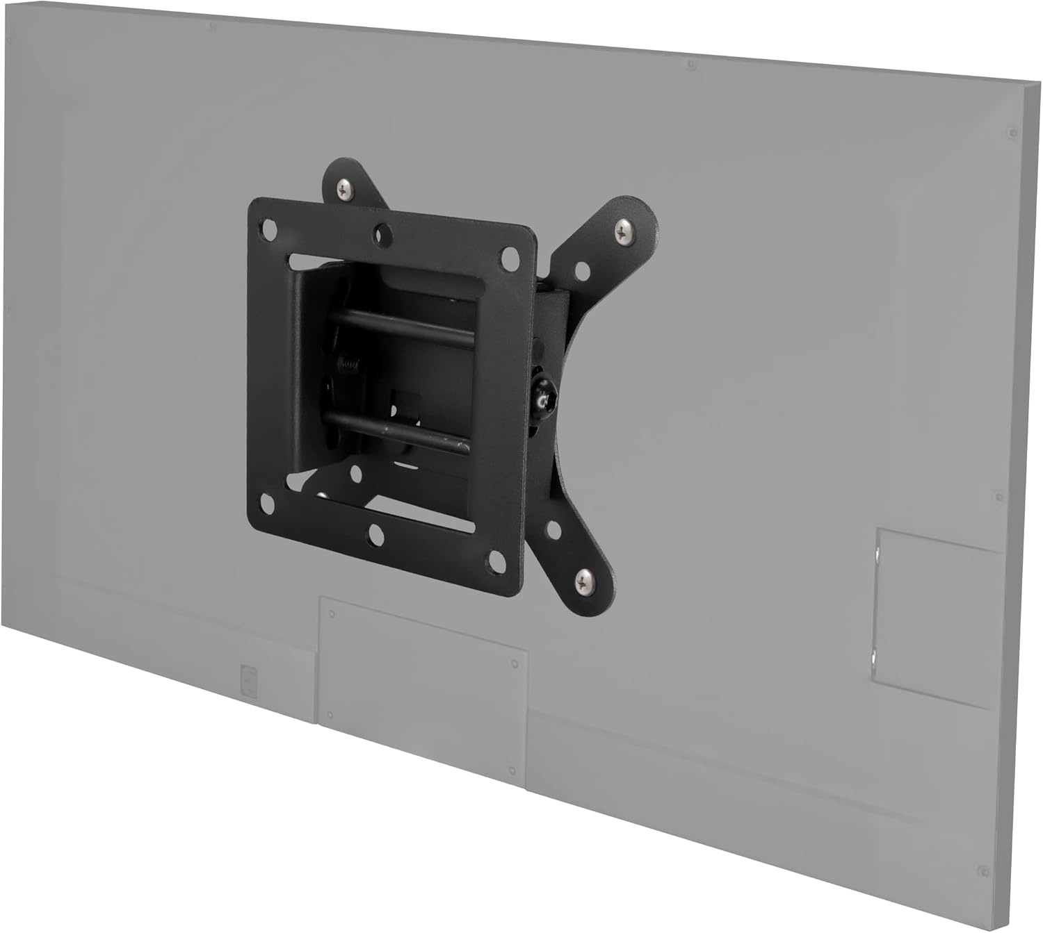image:imageMountIt Low Profile Tilting TV Wall Mount 165 Slim Tilt Mount for 2432 Screens up to 30 lbs VESA 75x75 amp 100x100 QuickRelease Bracket SingleStud Bedroom Office RV