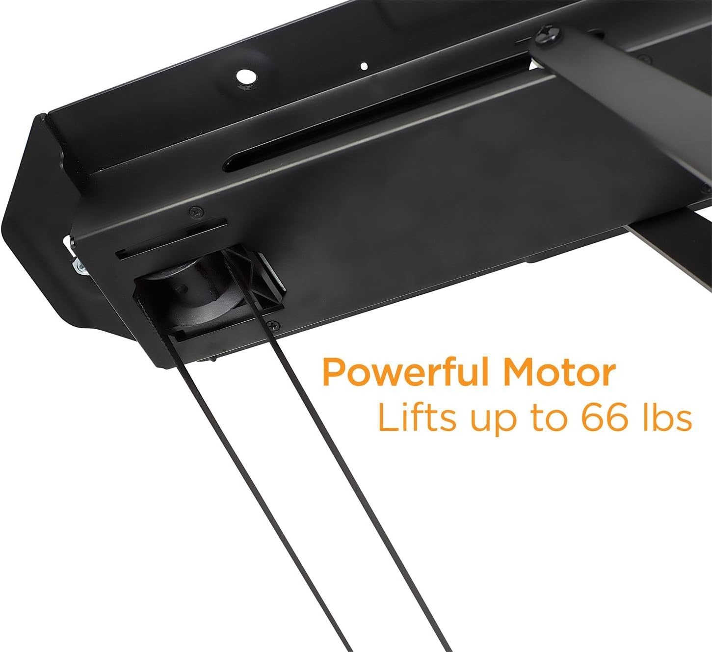 image:imageMountIt Motorized Ceiling TV Mount With Remote Electric Flip Down Pitched Roof Mount Fits 32 37 40 47 50 and 55 Inch Flat Screen TVs and Monitors blackBlack