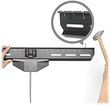 image:imageMountIt No Stud TV Wall Mount Drywall Studless Tilting TV Hanger for Most 4080 Inch TVs up to 110 lbs No Drill tv Mount No Damage Easy Install Low Profile Up to VESA 600x400