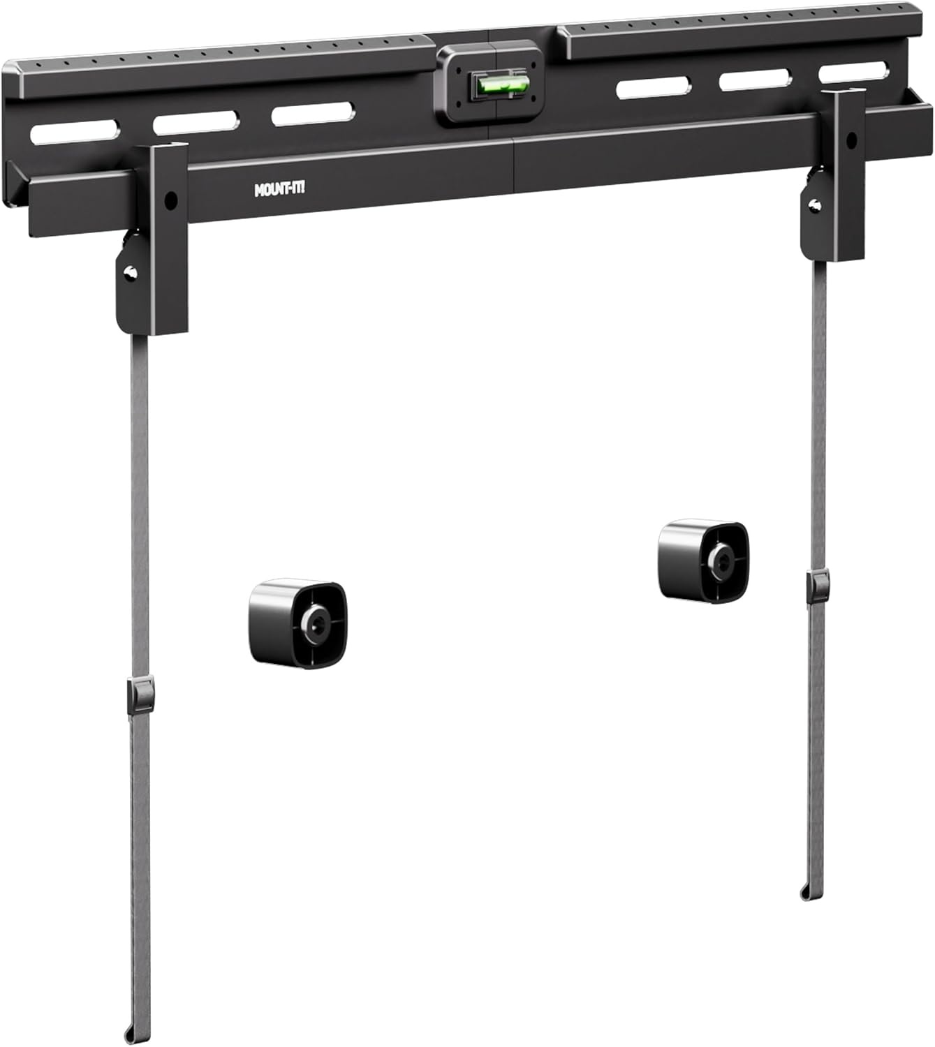 image:imageMountIt No Stud TV Wall Mount Studless Drywall TV Bracket for 3785 Inch Flat Screen TVs No Drill Easy Install Slim 11 Profile Supports 110 lbs132 lbs VESA 200x200600x600
