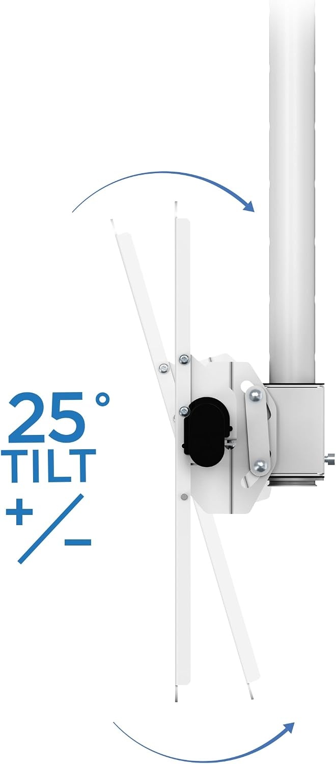 image:imageMountIt TV Ceiling Mount 5Foot Pole Full Motion 360 Fits 3275 up to 110 lbs VESA 200x200 to 600x400 Height Adjustable 417617 Inches Flat or Vaulted Ceilings White